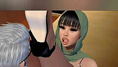 Oh man, that IMVU hijab fuck scene is intense 😈