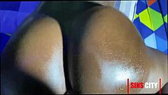 Oh man, I-I can't believe how horny I am with my huge natural tits bouncing while fucking my boyfriend in doggystyle.