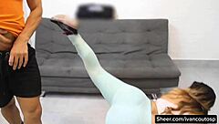 So bruna ferraz is just casually hooking up with her personal trainer in this steamy brazilian scene.