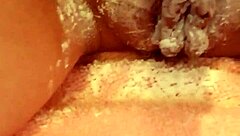 I just love the feel of talcum powder all over my curvy body, making everything so sensual and wet.