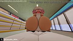 We snuck into the convenience store after closing and went wild with rough doggystyle fucking all night.