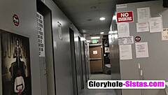 One cock is enough for these two ebony teens