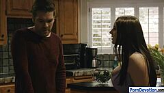 Hey, check out huge knockers on Angela White getting totally smashed in the garage.