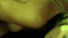 Collared big ass lesbian slave bound and dominated reaches intense orgasm from mistress fingering