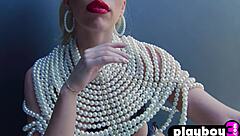 Descriptive Beautiful Blonde With Perfect Big Tits Allie Nicole Exposing Sexy Body In Lingerie