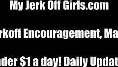 Why don't you stroke that cock nice and slow for my huge DD titties in this JOI session?