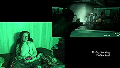 Oh my god, this naked lake house game with the curvy brunette in glasses is wild!