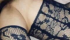 This hardy milf stars in an amateur homemade pov video, showing off her pussy in intimate close-ups.