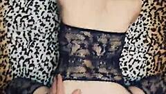 This hardy milf stars in an amateur homemade pov video, showing off her pussy in intimate close-ups.