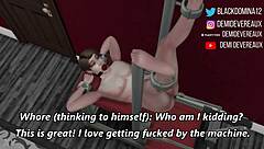 Ebony Domina Gives a Whore What He Wants!