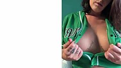 Amateur mature milf with big tits acts as femdom mistress in pov to flog her submissive slut.