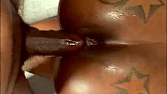 ass to face anal action with big cock in wet pussy