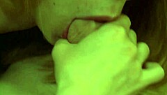 In this intimate moment, my girlfriend delivers an expert blowjob with close-up sucking until I release a huge cumshot right in her mouth for her to swallow