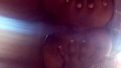 in this casual amateur clip, elle sits on a big ebony monster cock. her ass is up in the air