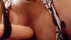 Intense Dripping Cumshot Follows Tranny Anal Play in Homemade Orgasm Session