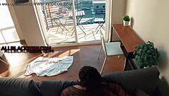 The tall ebony ssbbw in a miniskirt bends over for some intense backshots action.