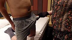 Don't slap my cock head like that, you bitch! It's making me hard with all this femdom ball kicking.