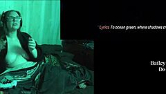 Naked Alan Wake 2 play through continues in part 11 with big natural tits brunette model