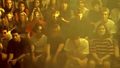 The narrative follows Nirvana's official music video for Smells Like Teen Spirit.