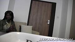 monster cock is filling that black pussy during rough doggystyle ride