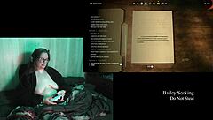 Naked Alan Wake 2 play through continues in part 11 with big natural tits brunette model