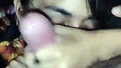 that cute petite young beauty gets so desperate to devour my hard cock with wild hunger