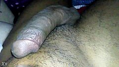 In a homemade session, the blonde wife eagerly sucked on that big black cock with passion