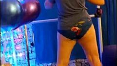 Hotwife Steffi does a pussy dance in this PMV two two promo with costumes