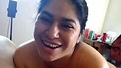 Contrasting oral sex with fingers sliding deep into the tight ass for intense pleasure