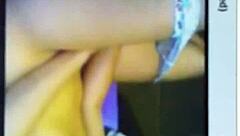 French SLUT Fanny EXPLORES her shaved pussy with dildo on WEBCAM in solo session