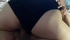 My friend's slutty girl gives me wild rides and I record it without her knowing.