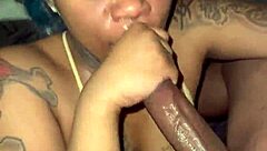 Stripper Begs for Facial but Ends Up with Creampie from Big Black Cock Riding!