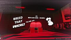 Cheating bitch takes rough creampie from big black cock