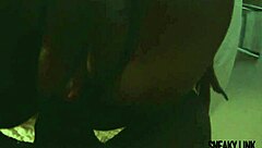 sneaky link with slim thick redbone nerd riding big black cock in cowgirl.