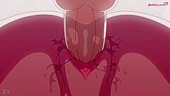 Bend over now, he demands as Ochako Uraraka takes monster cock doggystyle to shaved pussy orgasm.