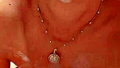 Sexy Wife Gives Sensual Blowjob In Bathroom Before Homemade Mutual Masturbation Game With Not Sister