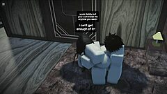 I feel so wild fucking this cute fan rough in doggystyle bent over on Roblox studio condo