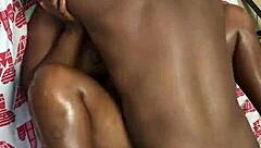 she moans passionately while fucking her muscular black lover in missionary, keeping it secret from husband