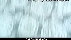 Horny teen Vienna Rose begs her stepdad for taboo old young fuck.