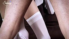 Infiel Mexican amateur fills her mouth with lies and cock during sneaky phone call