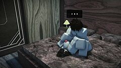 I feel so wild fucking this cute fan rough in doggystyle bent over on Roblox studio condo