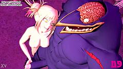 The cartoon features nomu breeding ua students trapped in the wall. This 1080p version shows detailed student interactions in a creative animated scene.