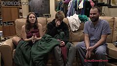 Oh man, that was the doctor who scene with Nova Maverick in full nurse outfit and patient setup.