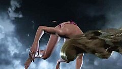 Hey, check out this bikini mod on Lili - her big tits in TK8 ryona game action?