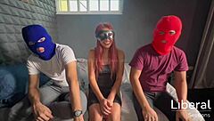 Heartbreaking Moment When Cuckold Boyfriend Lends His Petite Redhead Girlfriend for Swinger Casting Interview