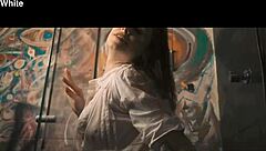 Emme White in 2019 version shows off sexy lingerie and natural tits in private cam