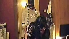 Girlfriend Pegs Blindfolded Boyfriend's Sissy Ass on Cam Until He Cums