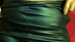 ebony milf with curvy fat body and natural tits plays with vibrator on pussy until wet pee release