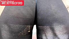 milf in sheer leggings melody radford, you getting fucked hard with big tits bouncing