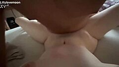 I'm an 18yo teen feeling so hot in this homemade POV with big cock and natural tits.